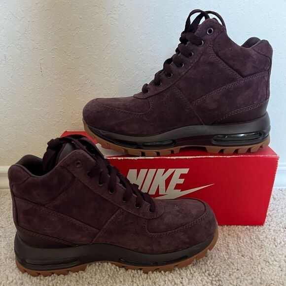Nike Air Max Goadome Boots, Deep Burgundy/Gum - Picture 2 of 9